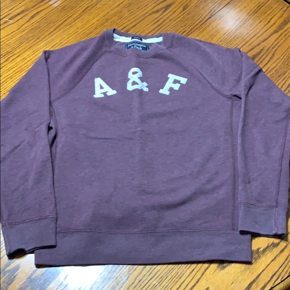 Men’s maroon sweater Abercrombie medium